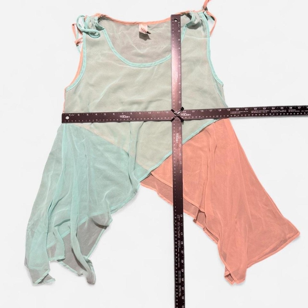 Lumi multicoloured/multilayer mesh top - Picture 4 of 5